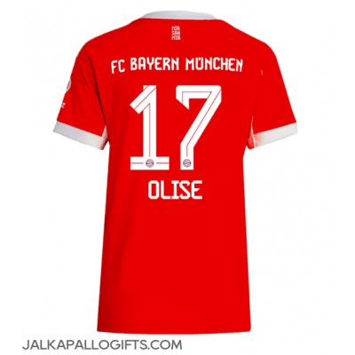 Bayern Munich Michael Olise #17 Kotipaita Naiset 2025-26 Lyhythihainen Bayern Munich Michael Olise #17 Kotipaita Naiset 2025-26 Lyhythihainen